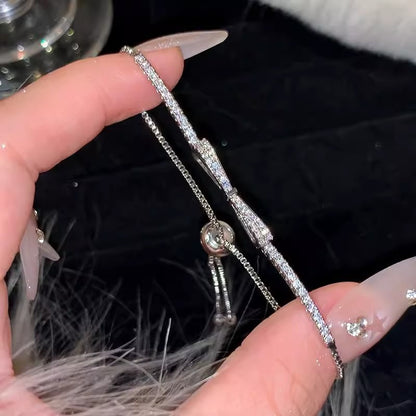 Light luxury zircon bracelet