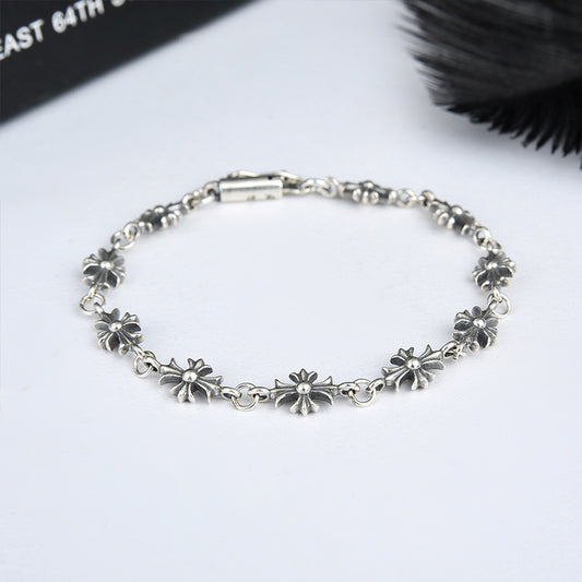 Kroxin Personality Cross Anchor Letter bracelet