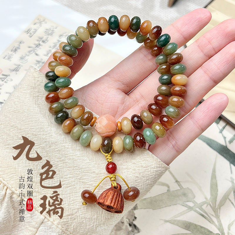 Dunhuang Bodhi double-loop bracelet