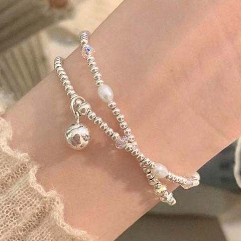 Wound wisteria s925 sterling silver bracelet