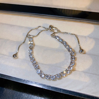 Light luxury zircon bracelet