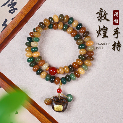 Dunhuang Bodhi double-loop bracelet
