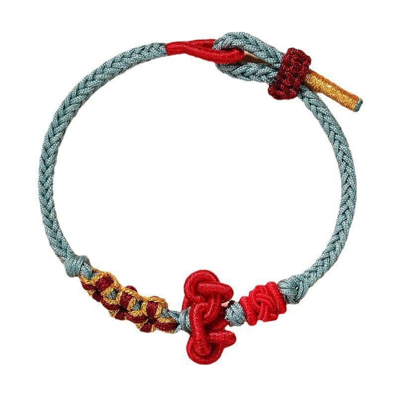 Wenchang knot hand-woven red rope