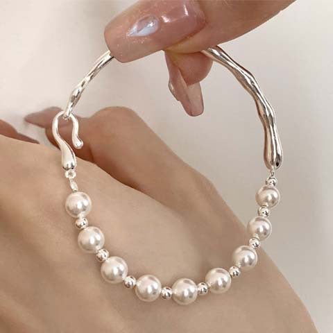 Wound wisteria s925 sterling silver bracelet