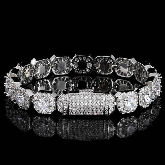 Rock sugar chain zircon bracelet