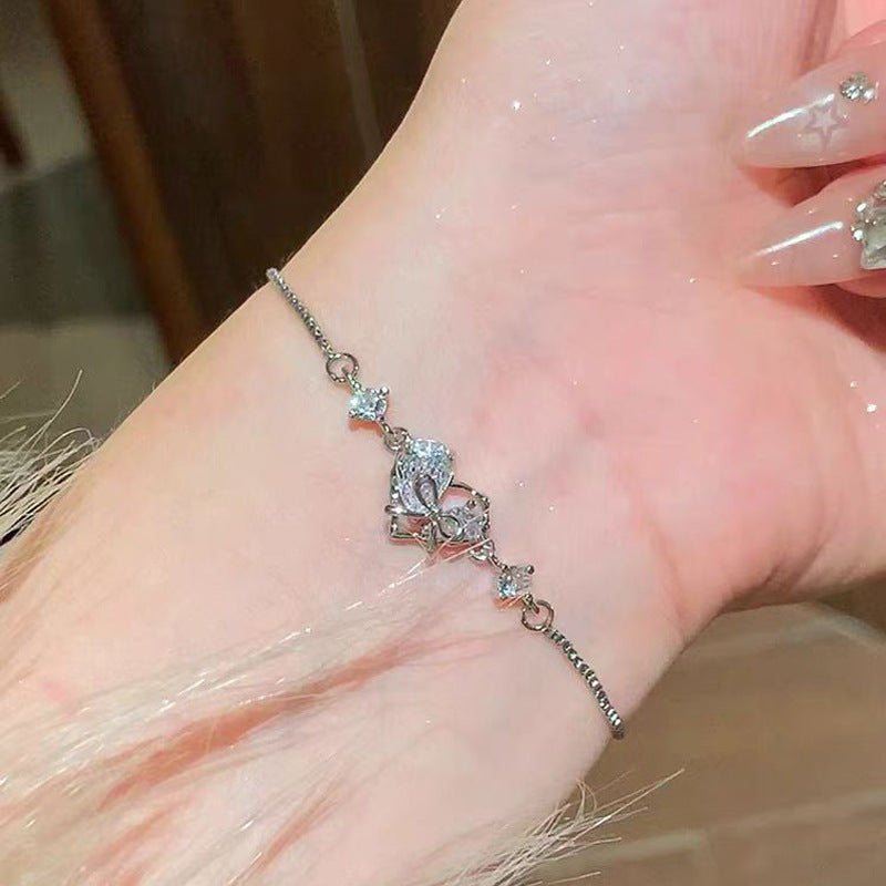 Light luxury zircon bracelet