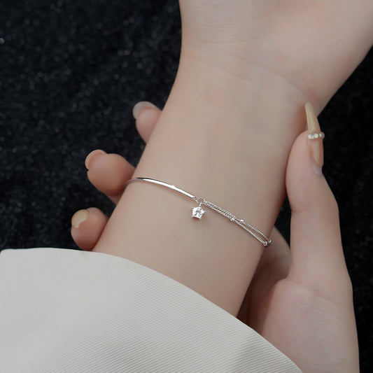 925 sterling silver star bracelet